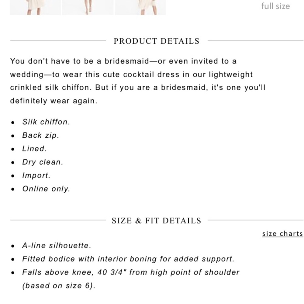 J crew Silk Chiffon Clara Dress - Picture 8 of 8